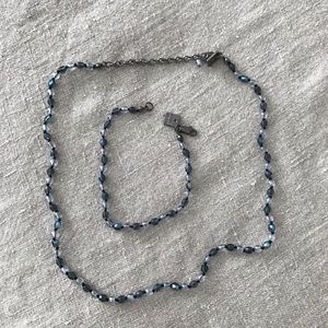 Nine West Necklace and Bracelet Set